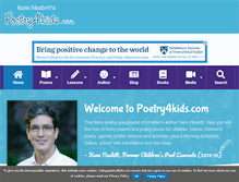 Tablet Screenshot of poetry4kids.com